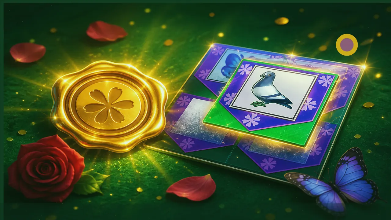 Gold Extra Pay seal on a rose while other icons stay untagged