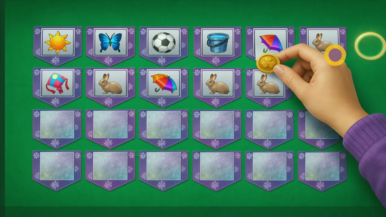 Balanced scales holding a picture icon and a blank card