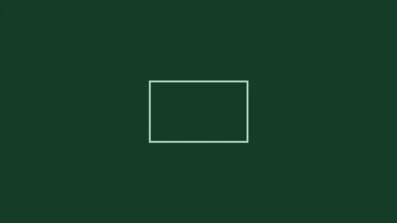 Simple privacy shield icon on deep green background